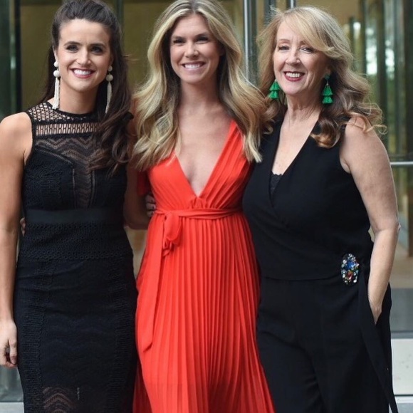 Nasty Gal Dresses & Skirts - Deep V stunning Red Maxi Nasty Gal dress